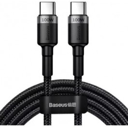   Baseus Cafule Flash Charging Cable for Type-C 100W 1m Gray/Black (CATKLF-SCG1)