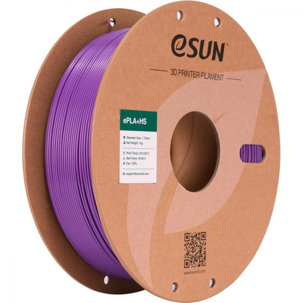 Esun ePLA Plus HS Filament (пластик) для 3D принтера  1кг, 1.75мм, фіолетовий (EPLA+HS-P175Z1) - зображення 1