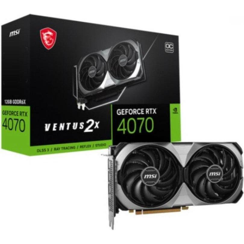 MSI GeForce RTX 4070 VENTUS 2X E 12G OC (912-V513-432) - зображення 1