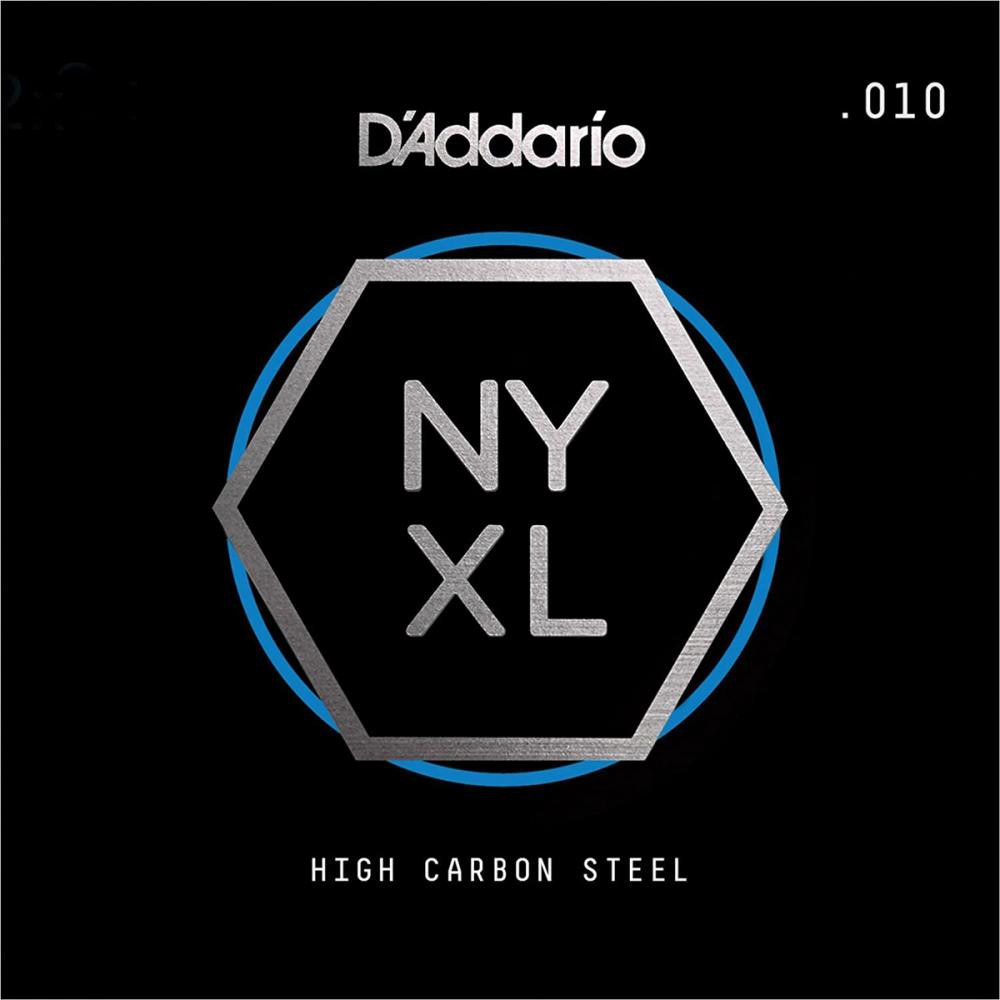 D'Addario Струна  NYS010 High Carbon Steel Single String .010 - зображення 1