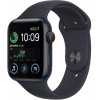 Apple Watch SE 2 GPS 40mm Midnight Aluminum Case w. Midnight S. Band - S/M (MNT73) - зображення 1