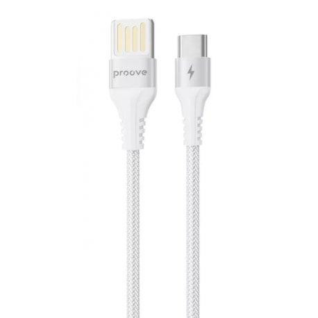 Proove USB to USB-C Double Way Weft 1m White (CCDW20001202) - зображення 1