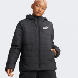   PUMA Чорна жіноча куртка  ESS Hooded Padded Jacket 848940/01