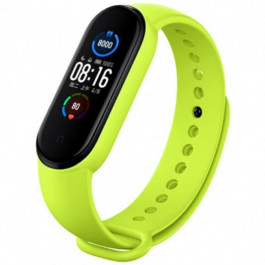   BeCover Силіконовий ремінець для Xiaomi Mi Smart Band 5 / Mi Smart Band 6 Lime (705433)