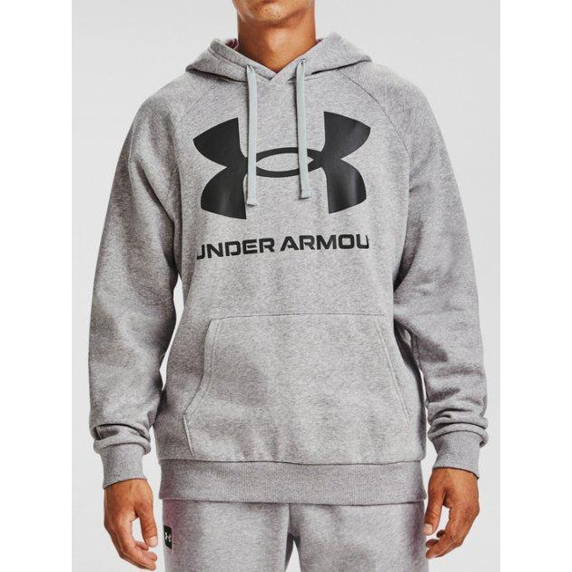 Under Armour Худи  UA Rival Fleece Big Logo Hd 1357093-011 XL Серое (194512196662) - зображення 1