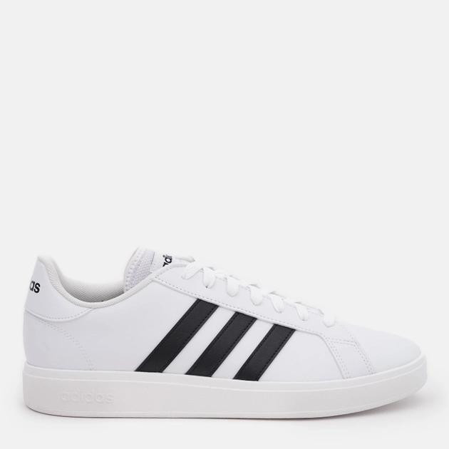 Adidas Чоловічі кеди низькі  Grand Court Base 2 GW9250 43.5 (9UK) 27.5 см Ftwwht/Cblack/Ftwwht (40654278397 - зображення 1