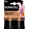 Duracell AA bat MN1500 LR06x2 Alkaline Basic (81551267) - зображення 1