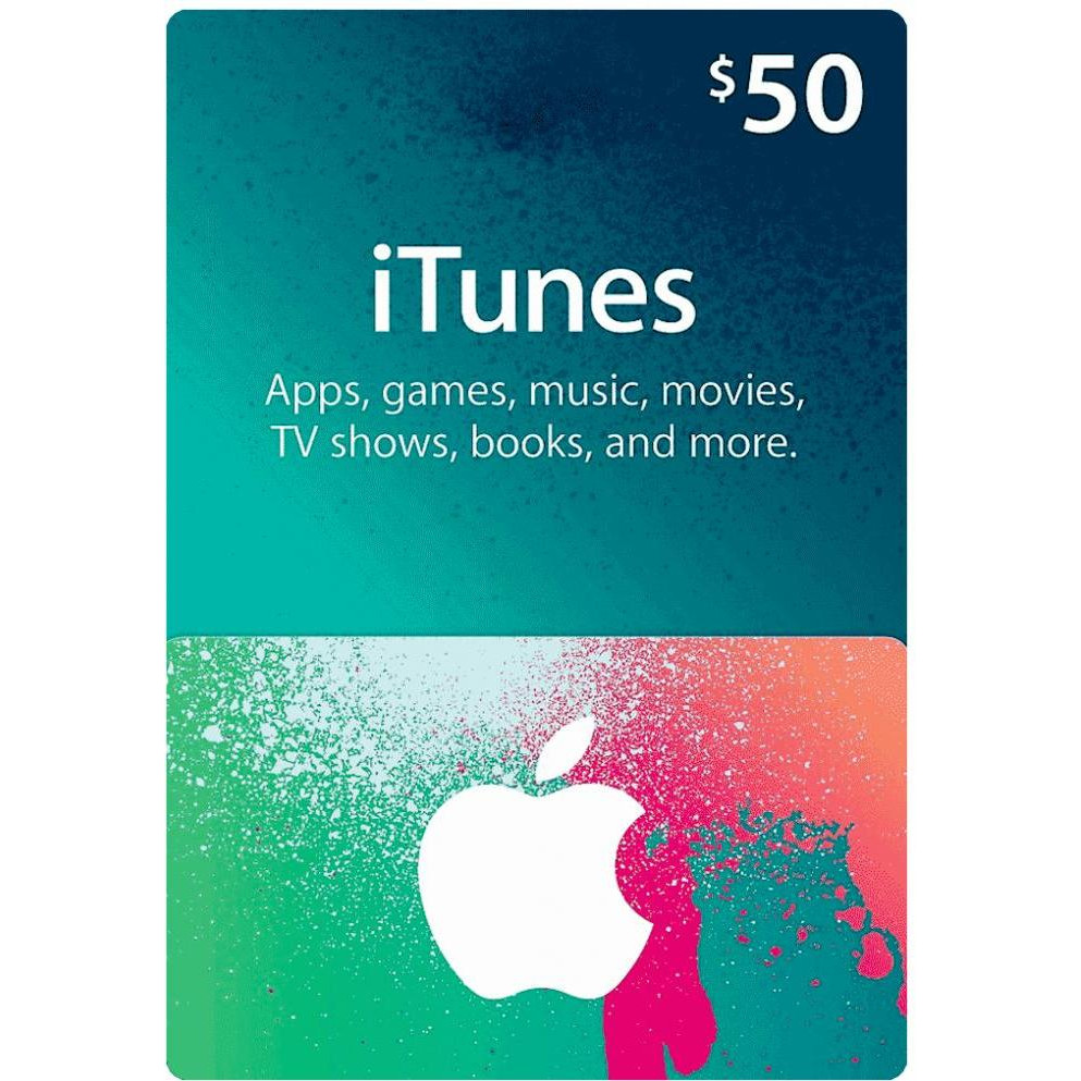 Apple Подарочная карта iTunes / App Store Gift Card на сумму 50 usd, US-регион - зображення 1