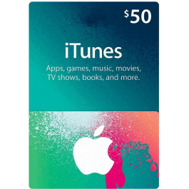   Apple Подарочная карта iTunes / App Store Gift Card на сумму 50 usd, US-регион