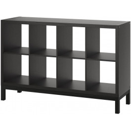   IKEA KALLAX Книжкова шафа чорно-коричневий/чорний 147x94 (294.426.77)