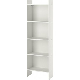   IKEA BAGGEBO Книжкова шафа біла 50х25х160 (204.367.13)