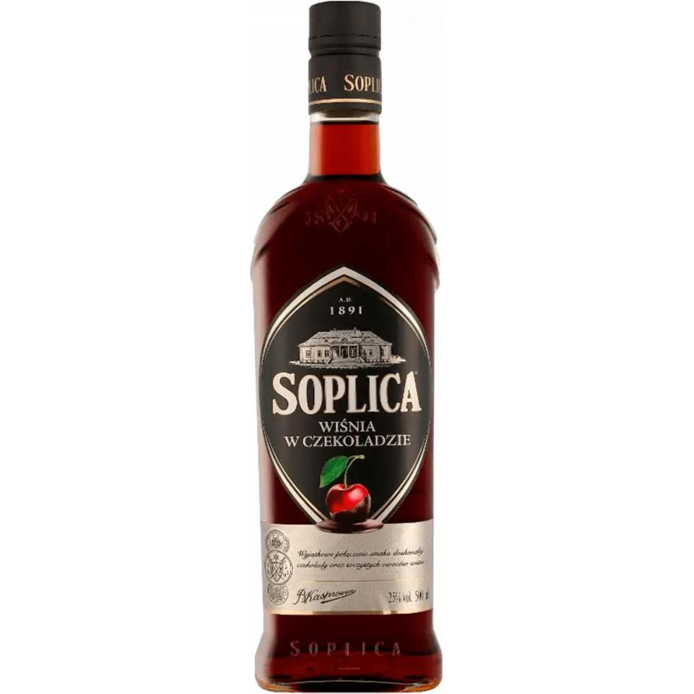 Soplica Настоянка  вишня в шоколаді, 0.5 л, 25% (5900471006165) - зображення 1