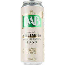   DAB-beer Пиво  Kellerbier світле, 5.6%, з/б, 0.5 л (4053400208824)