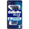 Gillette Бритви одноразові  Blue 3 Comfort, 3 шт (7702018489626) - зображення 1