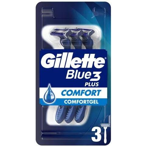 Gillette Бритви одноразові  Blue 3 Comfort, 3 шт (7702018489626) - зображення 1