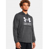 Under Armour Худі чоловіче  Ua Rival Terry Graphic Hood 1386047-025 XL Сіре (196885920639) - зображення 1