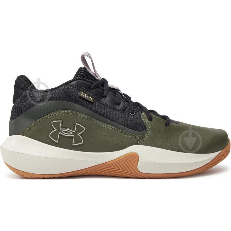 Under Armour Чоловічі кросівки для баскетболу  Lockdown 7 3028512-300 40 (7US) 25 см Оливкові (196886593382) - зображення 1