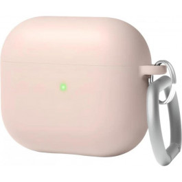   Elago Liquid Hybrid Case with Keychain for Airpods 3rd Gen Lovely Pink (EAP3RH-HANG-LPK)