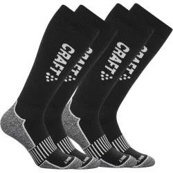 Craft Комплект шкарпеток Warm Multi 2-Pack High Sock Чорний - зображення 1