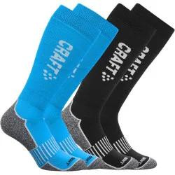 Craft Комплект шкарпеток Warm Multi 2-Pack High Sock Синій - зображення 1