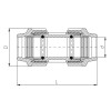 ITAL Муфта ПЕ  110 x 110 мм (IPE0094) - зображення 2