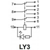 АСКО-УКРЕМ Реле промежуточное LY3 10А АС-24В IP40 (A0090070003) - зображення 3