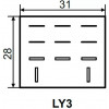 АСКО-УКРЕМ Реле промежуточное LY3 10А АС-220В IP40 (A0090070004) - зображення 5