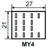 АСКО-УКРЕМ Реле промежуточное МY4 3А AC-220В IP40 (A0090010009) - зображення 5