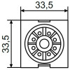 АСКО-УКРЕМ Реле промежуточное МК2P 10А AC-24В IP40 (A0090010002) - зображення 4