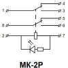 АСКО-УКРЕМ Реле промежуточное МК2P 10А AC-24В IP40 (A0090010002) - зображення 6