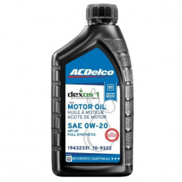   ACDELCO Dexos1 Gen 3 0W-20 0.946л 19432331