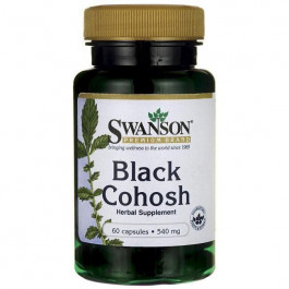   Swanson Чорний Стеблеліста Full Spectrum Black Cohosh 540 mg 60 Caps