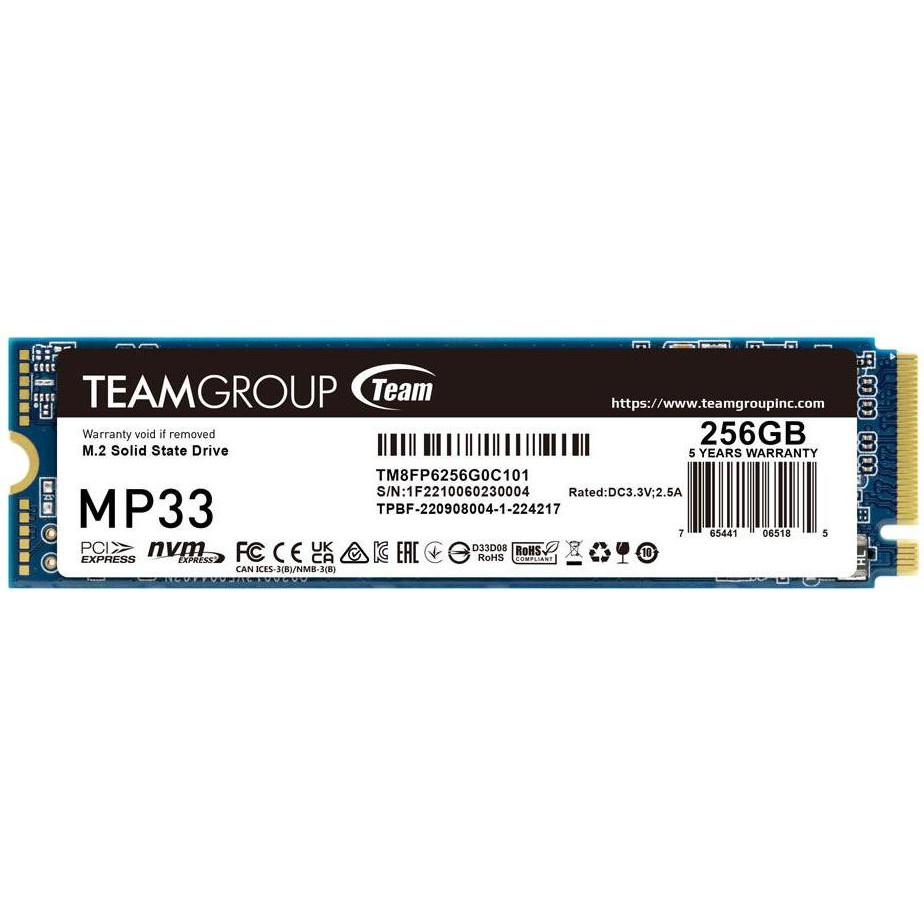 TEAM MP33 256 GB (TM8FP6256G0C101) - зображення 1