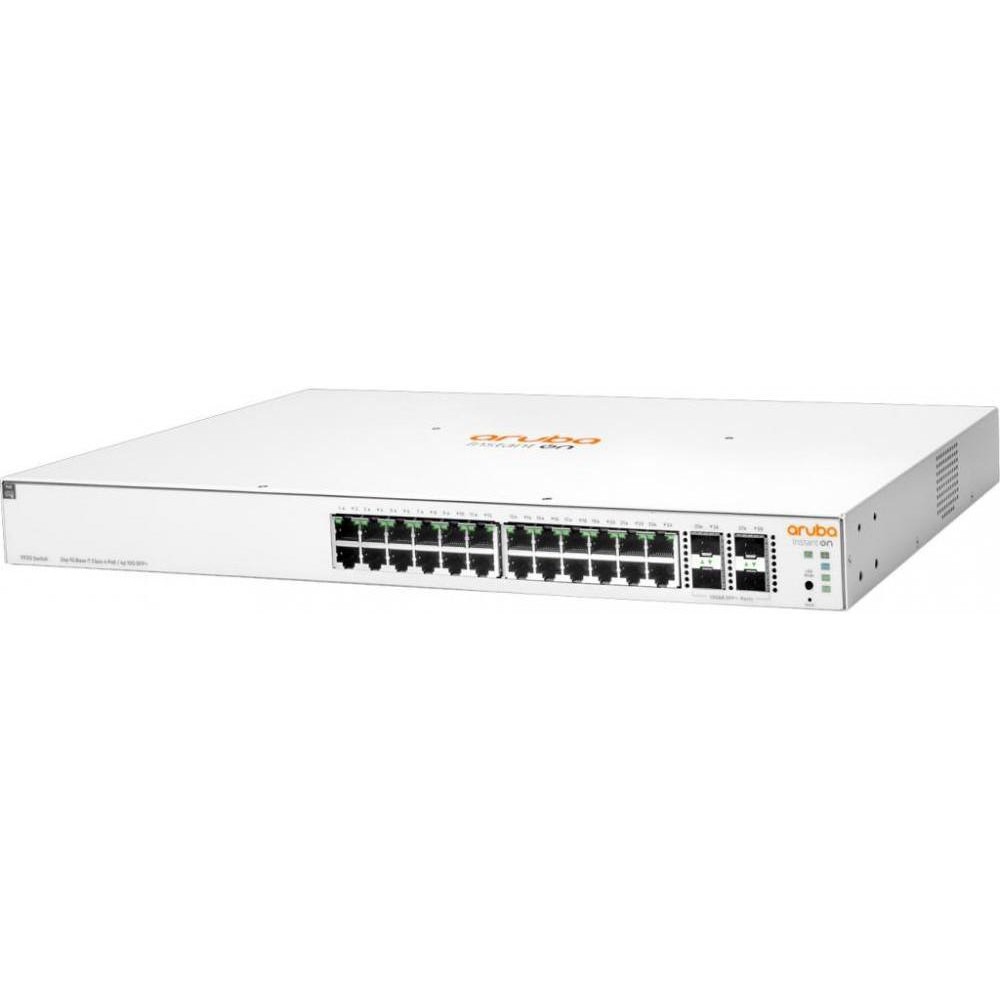 HP Aruba Instant On 1930 24G Class4 PoE 4SFP/SFP+ 195W Switch (JL683A) - зображення 1