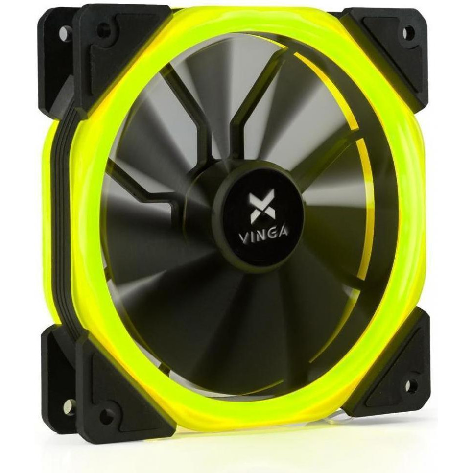 Vinga LED FAN-02 YELLOW - зображення 1