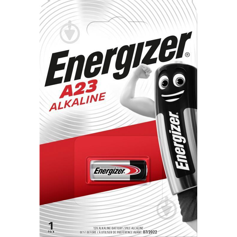 Energizer A23 bat(12В) Alkaline 1шт (7638900083057) - зображення 1