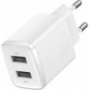 Baseus Compact 2xUSB 10.5W 2.1A White (CCXJ010202) - зображення 3