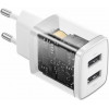 Baseus Compact 2xUSB 10.5W 2.1A White (CCXJ010202) - зображення 6