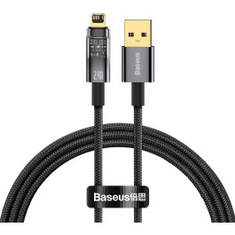   Baseus Explorer Series Intelligent Power-Off Lightning Cable 1m Black (CATS000401)