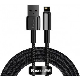   Baseus Tungsten Gold Fast Charging Data Cable USB for Lightning 1m Black (CALWJ-01)