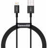 Baseus USB-A to Lightning Superior Series 1m Black (CALYS-A01) - зображення 1