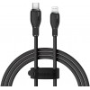 Baseus USB-C to Lightning Pudding Series Fast Charging Cable 20W 1.2m Black (P10355701111-00) - зображення 1