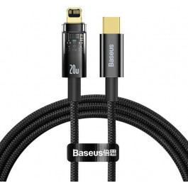   Baseus Explorer Series Intelligent Power-Off USB Type-C to Lightning 20W 1m Black (CATS000001)