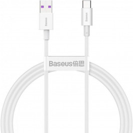   Baseus Superior Series Fast Charging Data Cable USB to Type-C 1m White (CATYS-02)