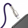 Baseus Cafule Metal Data Cable USB for Lightning 1m Purple (CALJK-A05) - зображення 3