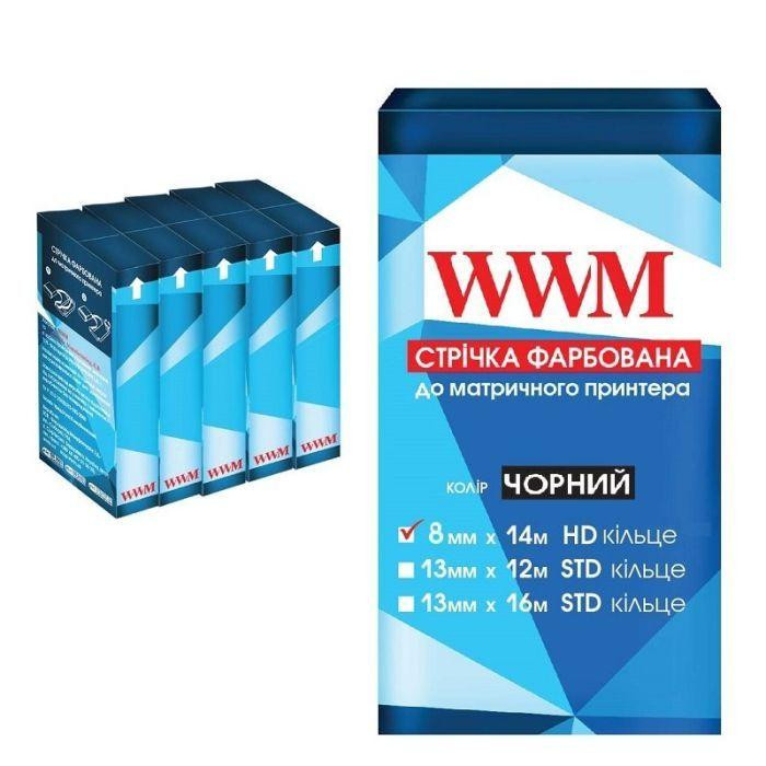 WWM Лента 8мм x 14м HD Black комплект 5 шт. (R8.14H5) - зображення 1