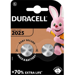   Duracell CR-2025 bat(3B) Lithium 2шт 5003990