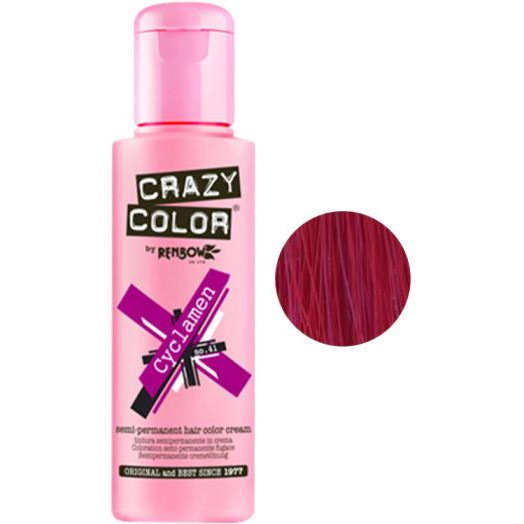 CRAZY COLOR Тинт-фарба для волосся Crazy Colour by Renbow Semi Permanent Color №41 цикламен 100 мл (503583201041 - зображення 1