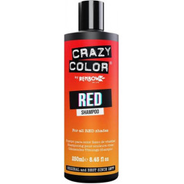   CRAZY COLOR Шампунь відтінковий для всіх відтінків червоного  Vibrant Red Shampoo 250 мл (5035832007908)