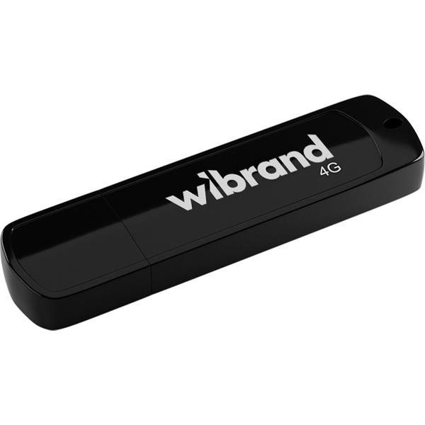 Wibrand 4 GB Grizzly USB 2.0 Black (WI2.0/CR4P3B) - зображення 1